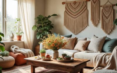 Ambiance bohème chic : nos idées pour une déco naturelle et libre