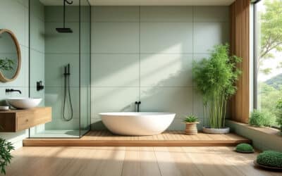 Salle de bain zen : couleurs et matériaux à adopter