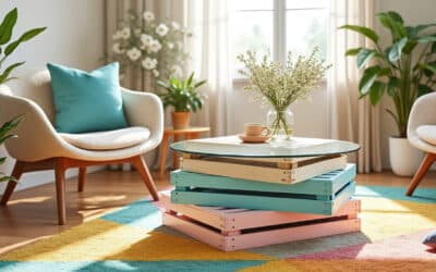Upcycling : transformer de vieilles caisses en table basse tendance